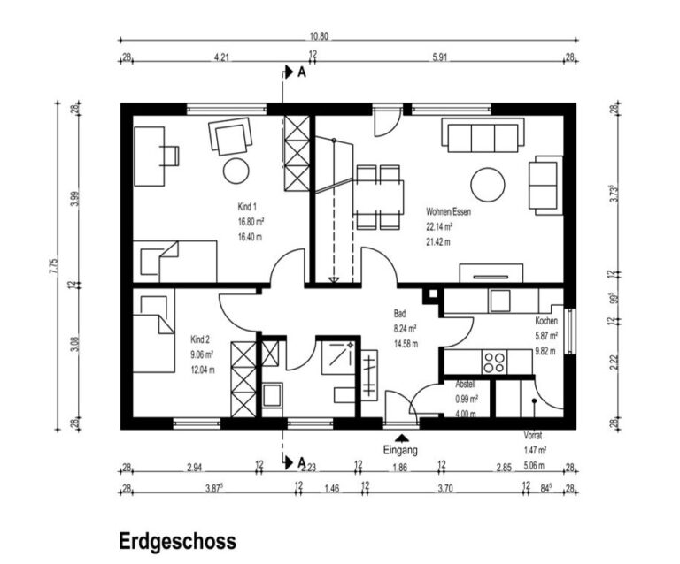 Grundriss Erdgeschoss