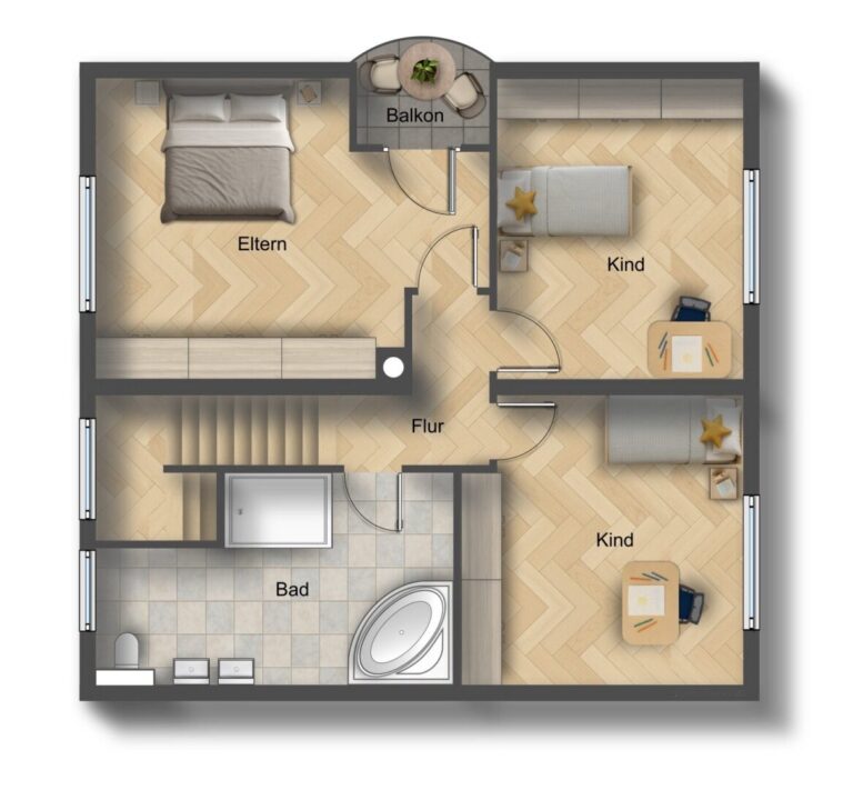 Grundriss Obergeschoss